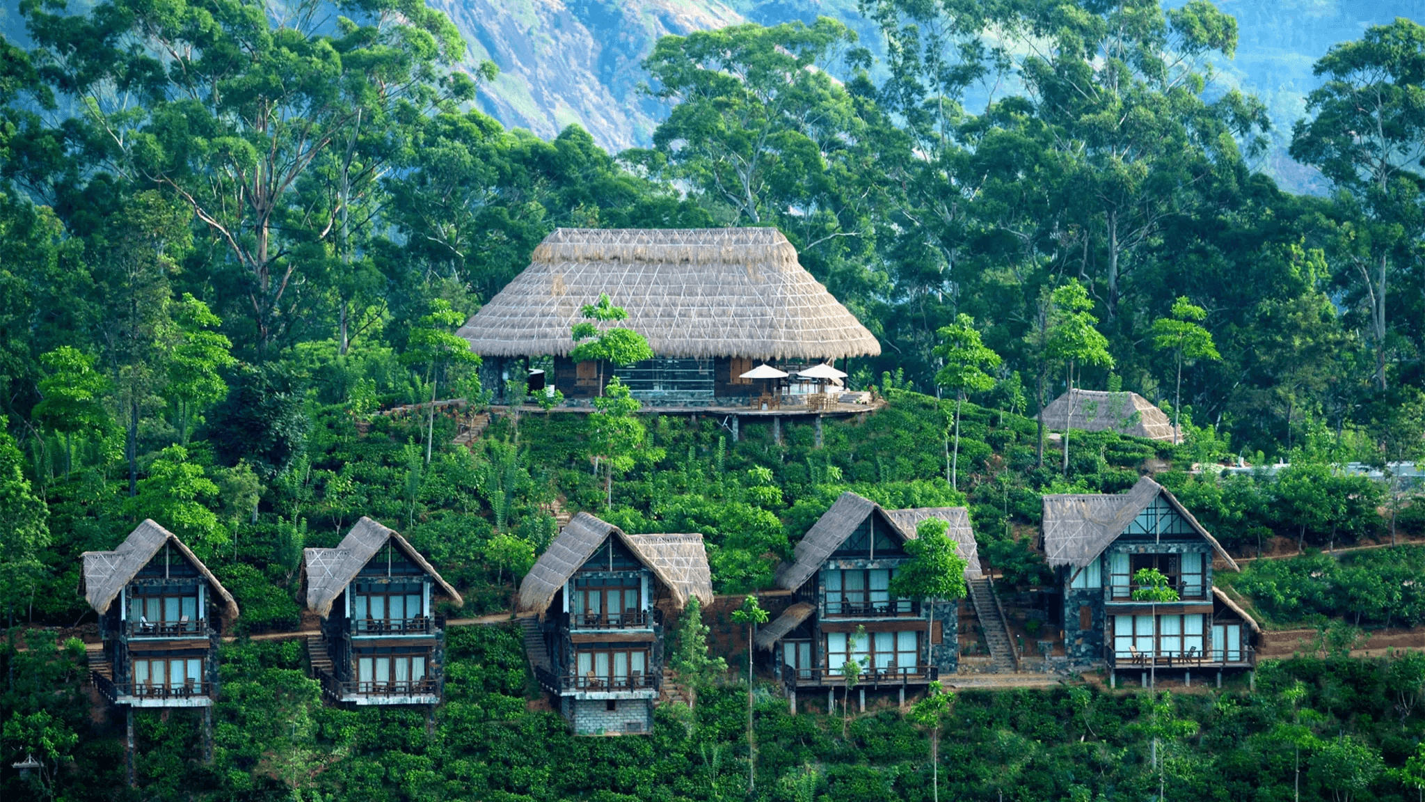 Hillside eco lodges in Sri Lanka